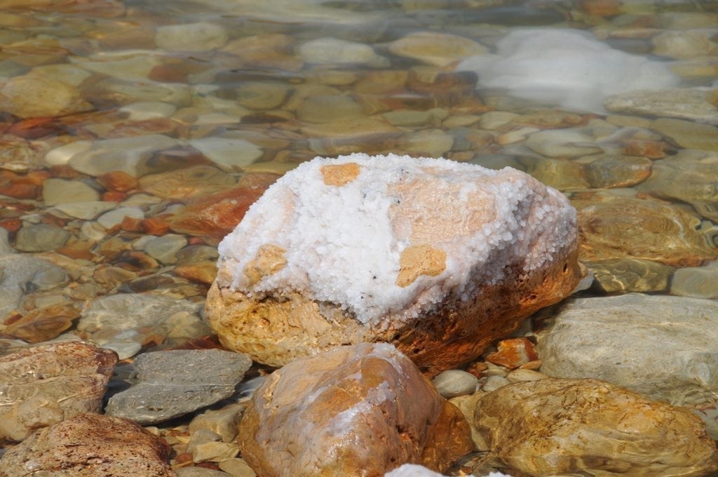 Dead Sea salt stones